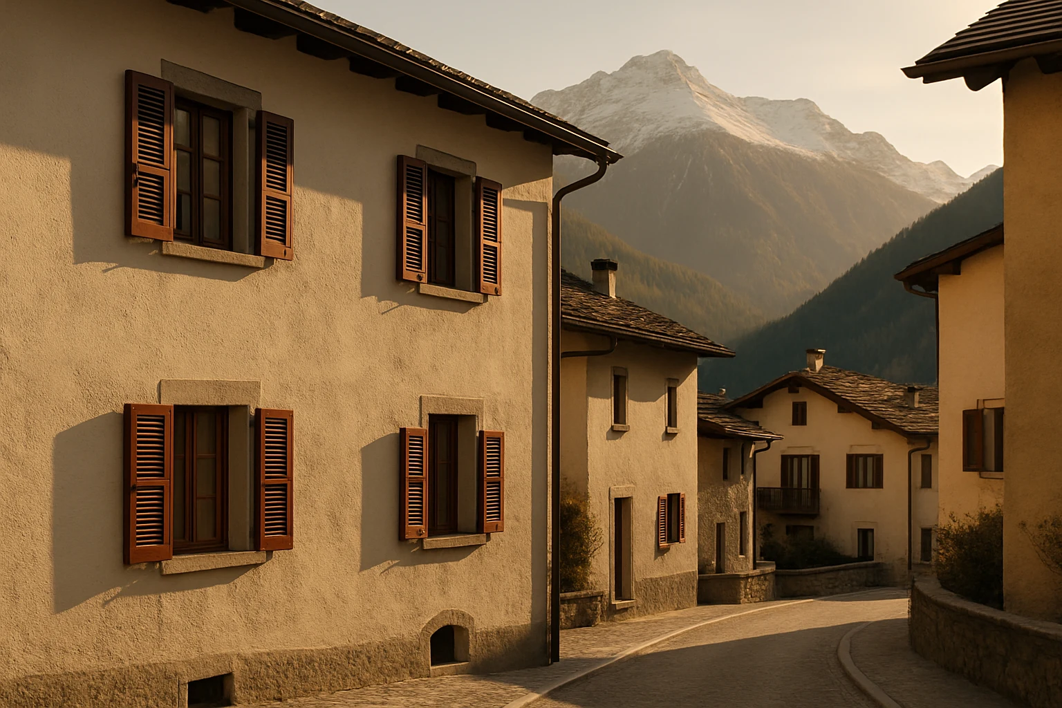 Architettura residenziale a Bormio (SO)