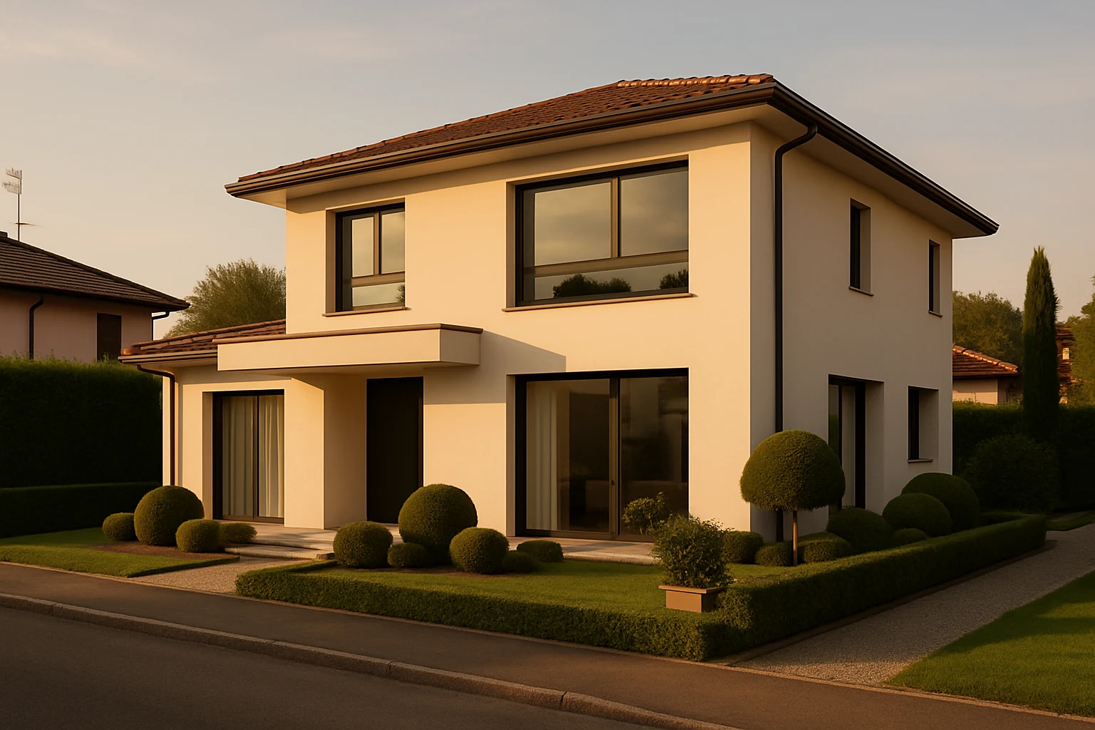Architettura residenziale a Camparada (MB)