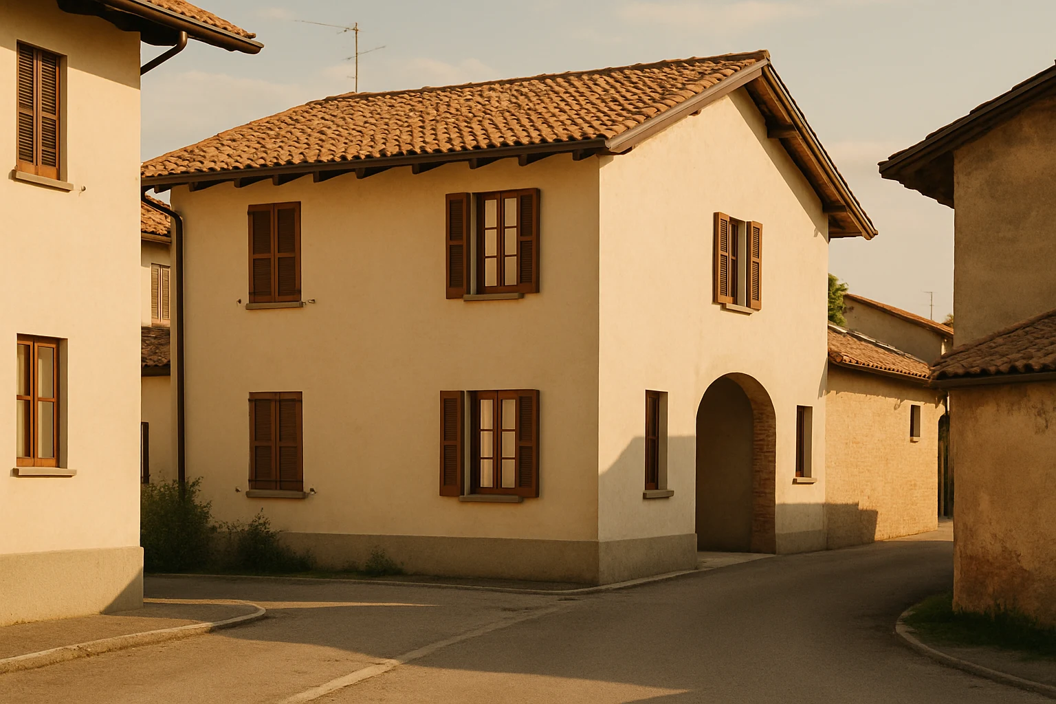 Architettura residenziale a Cerro al Lambro (MI)