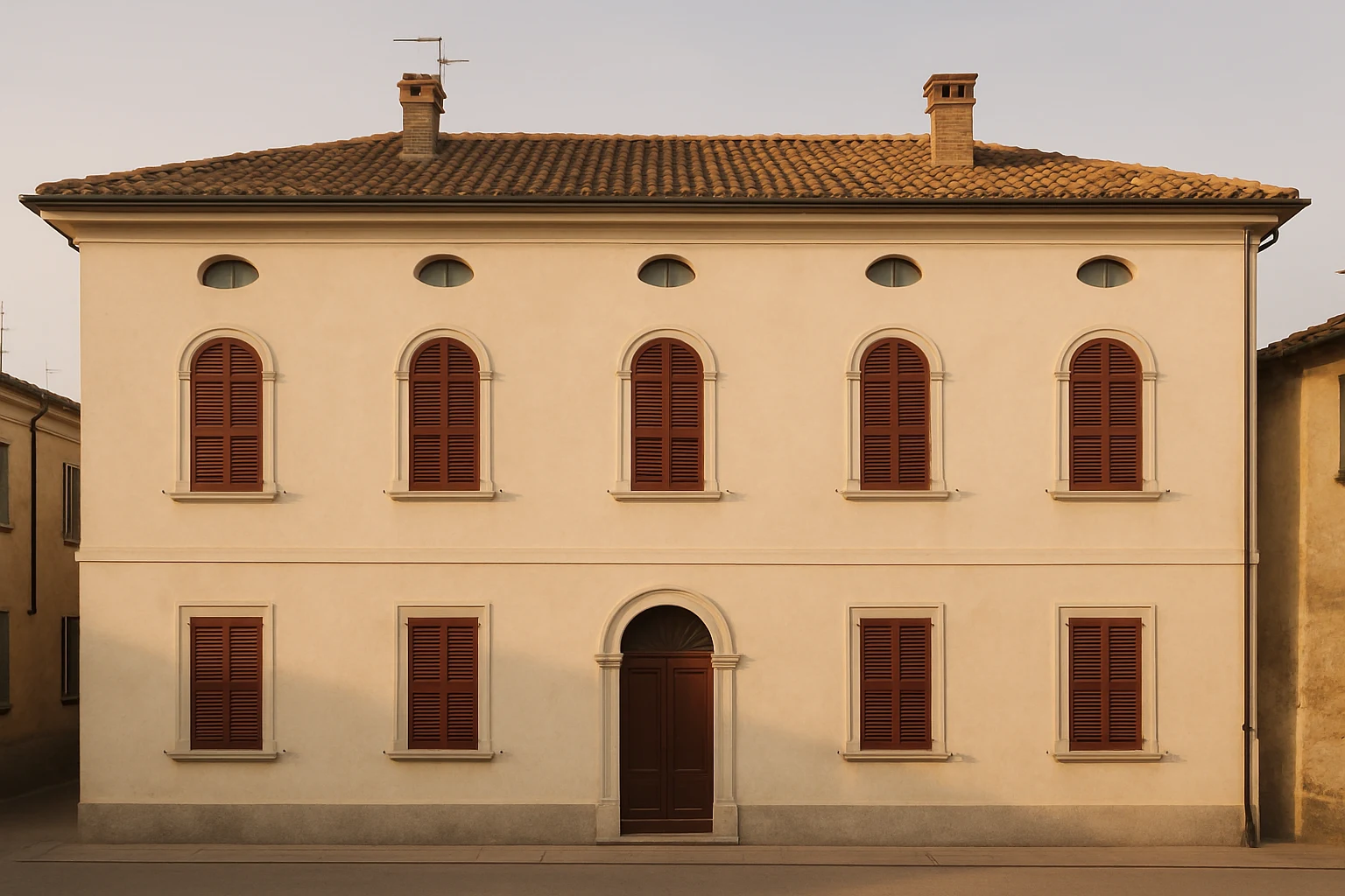 Architettura residenziale a Pizzighettone (CR)