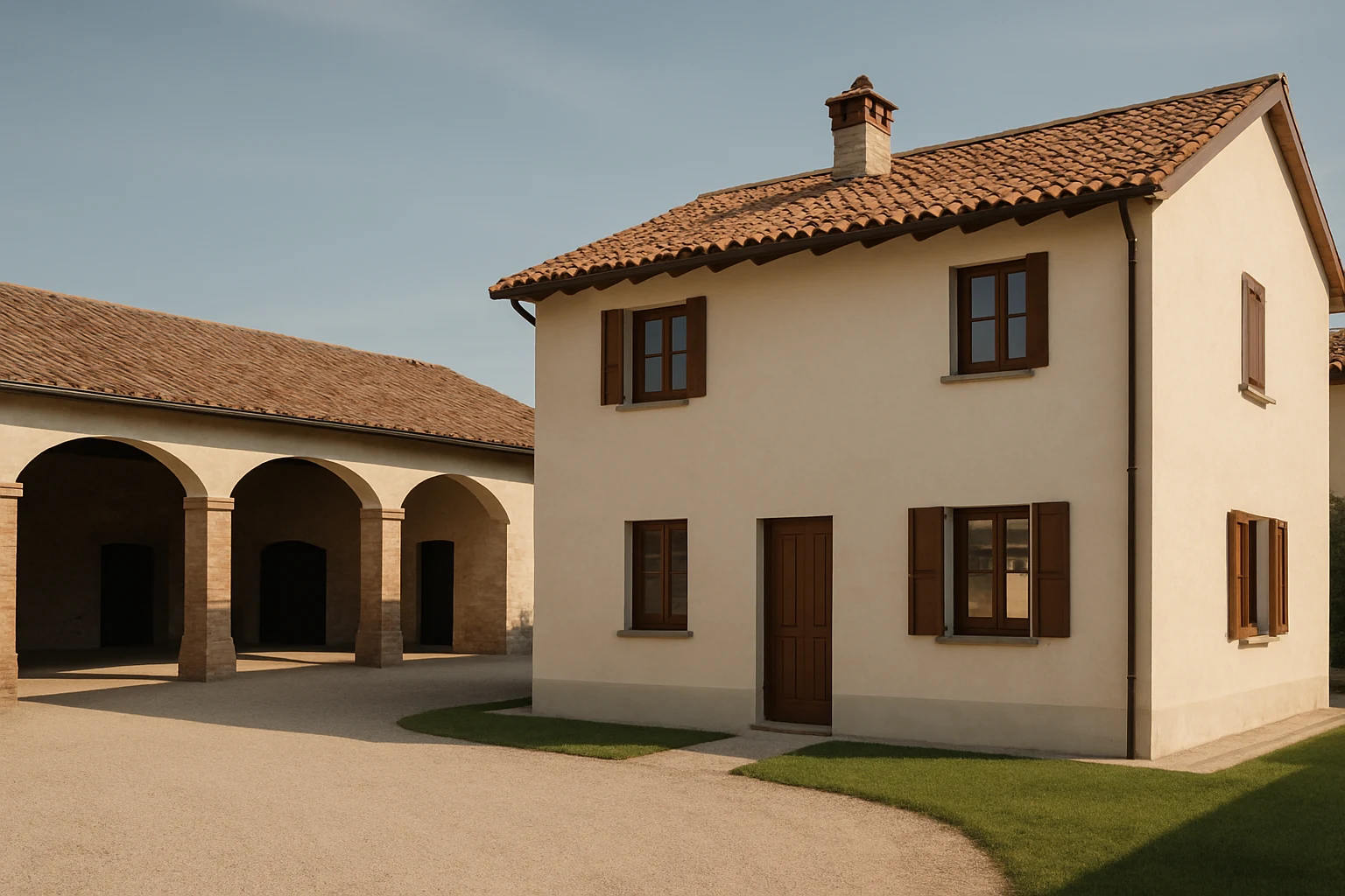 Architettura residenziale a San Colombano al Lambro (MI)