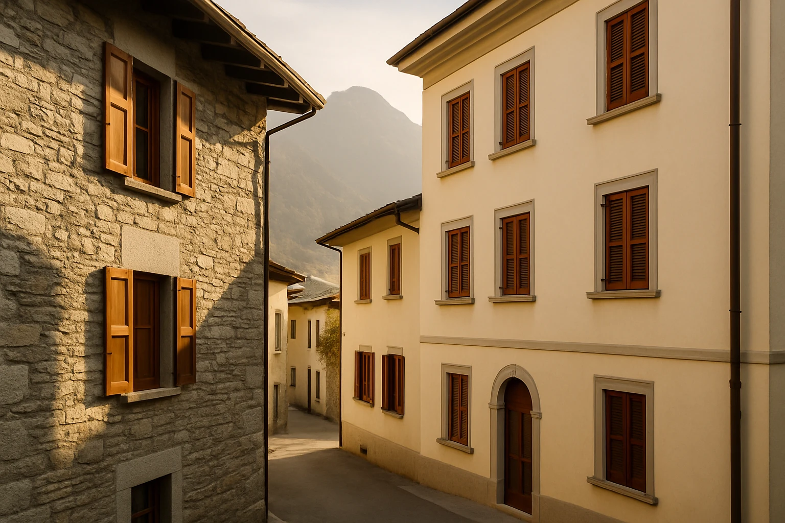 Architettura residenziale a Tirano (SO)