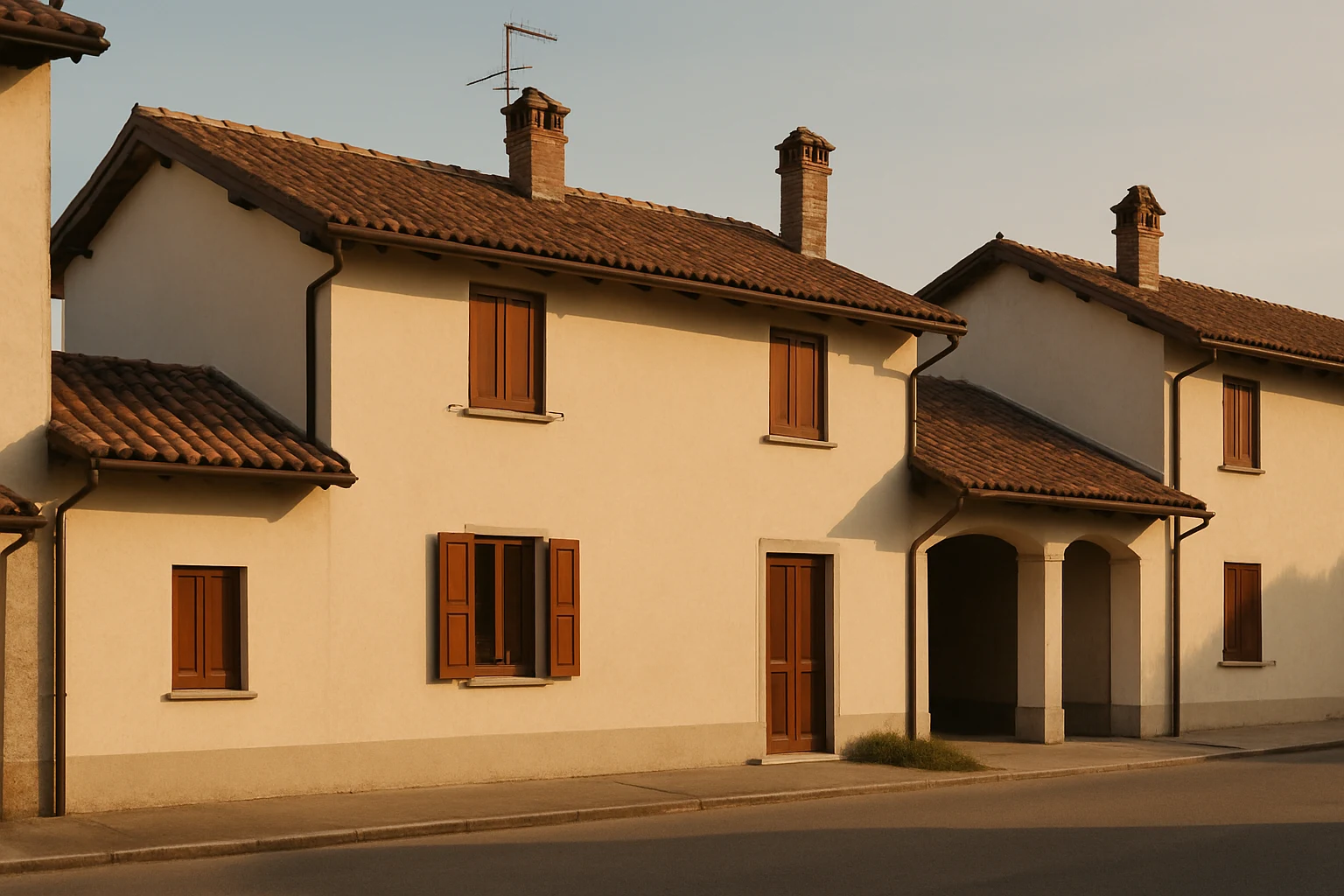 Architettura residenziale a Tribiano (MI)