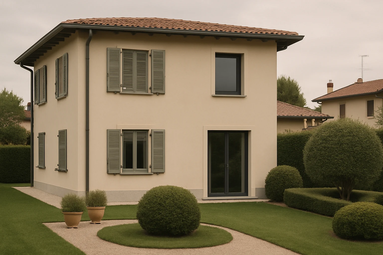 Architettura residenziale a Vaprio d'Adda (MI)