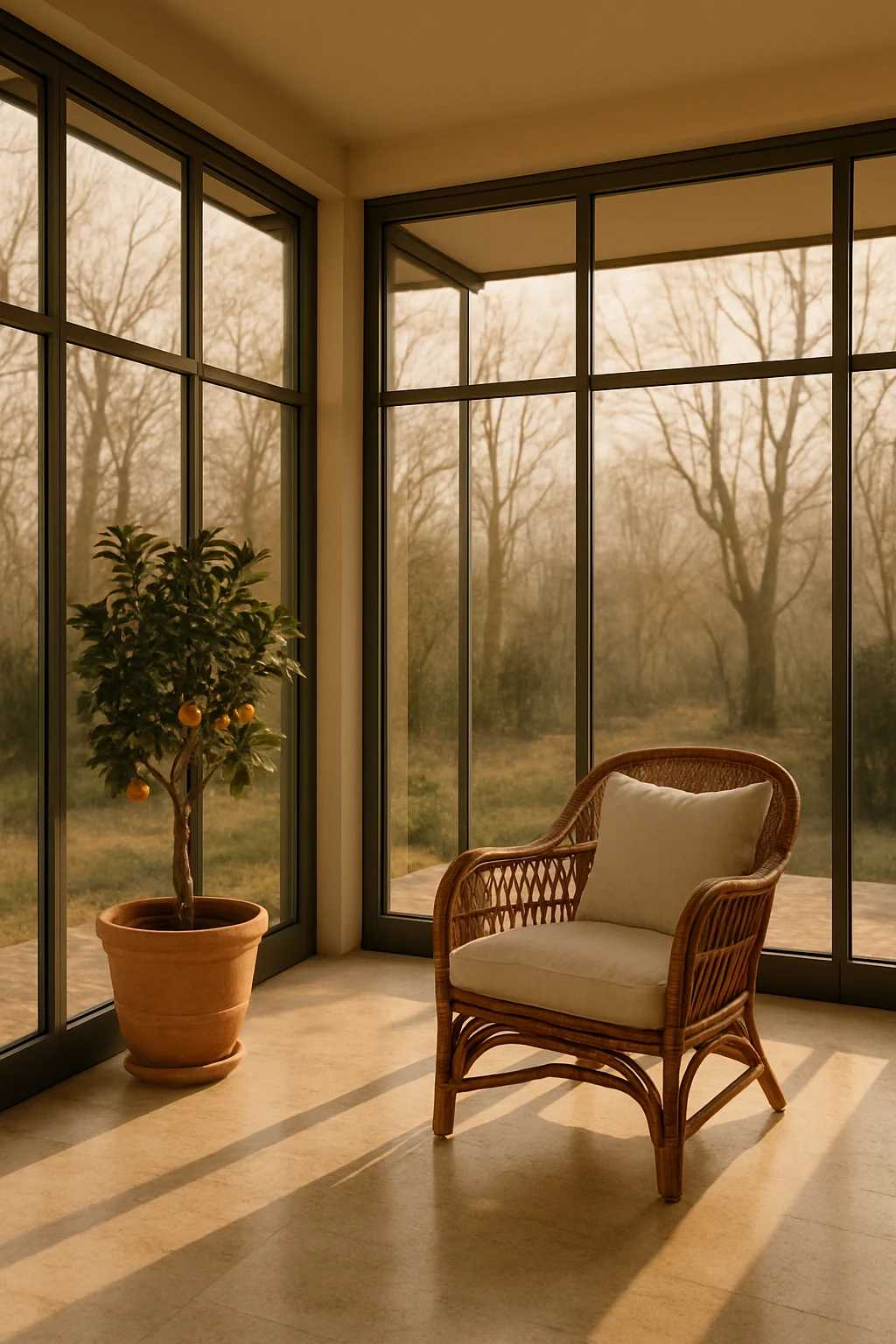 Concept di stile — Veranda inverno