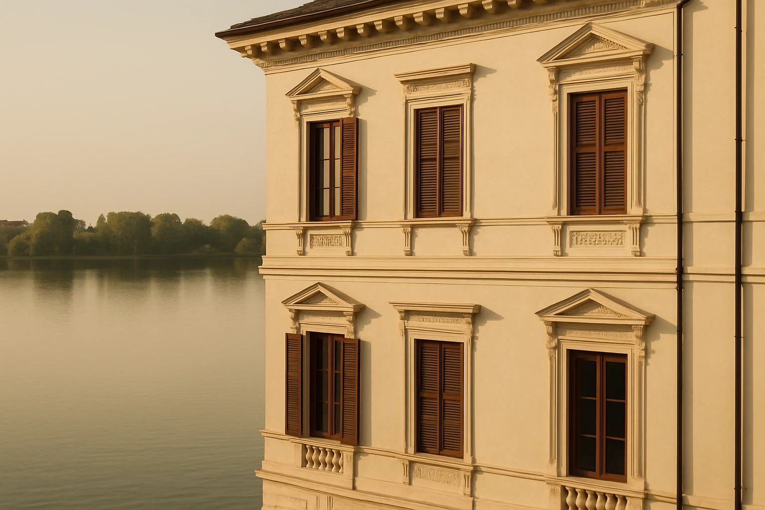 Serramenti in provincia di Mantova — vista architettonica del territorio