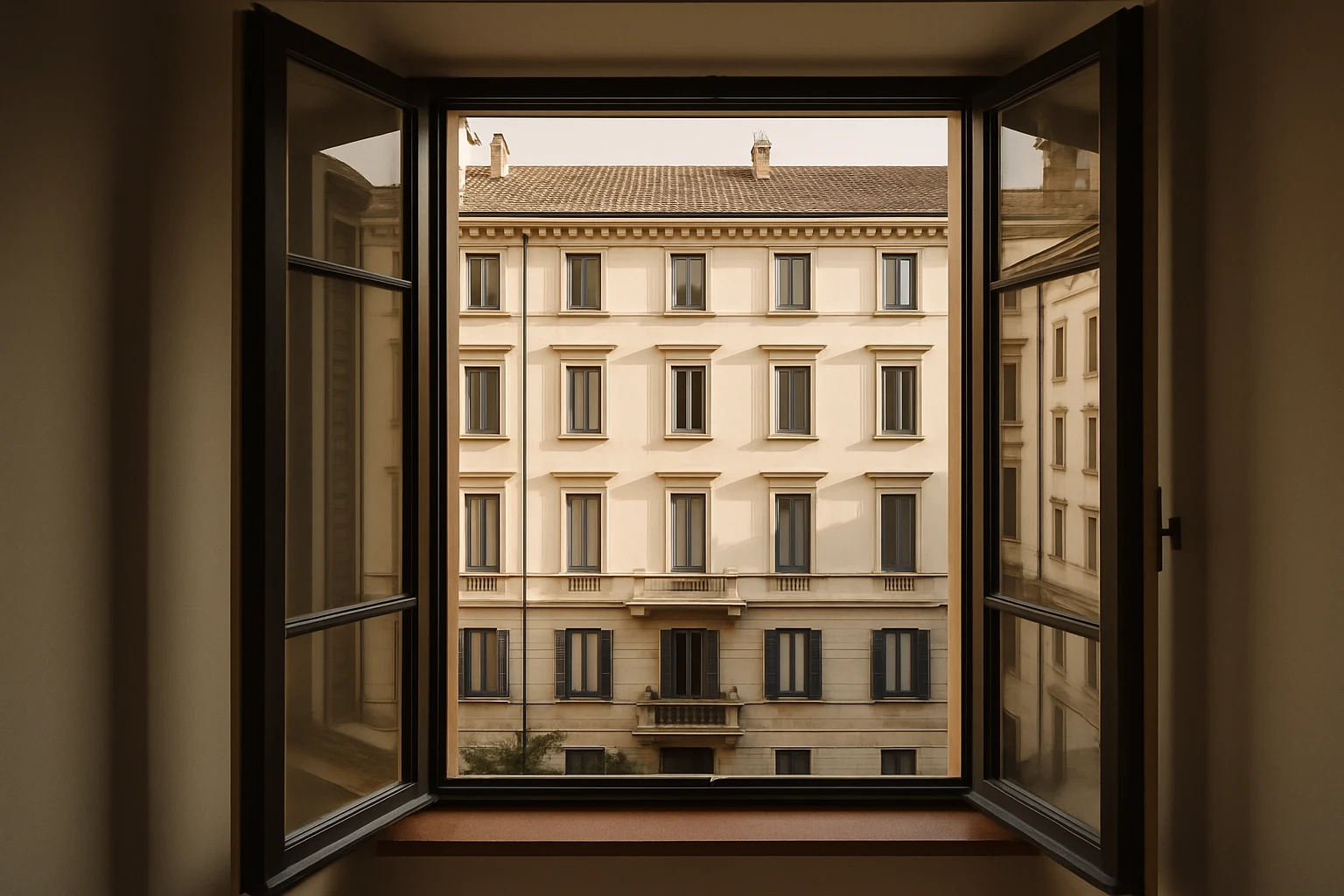 Serramenti in provincia di Milano — vista architettonica del territorio