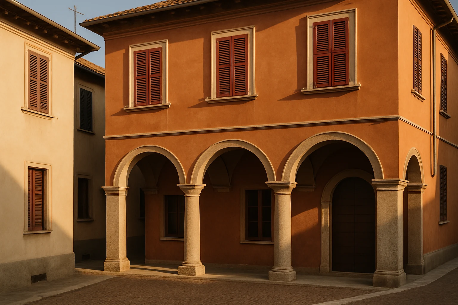Serramenti in provincia di Pavia — vista architettonica del territorio