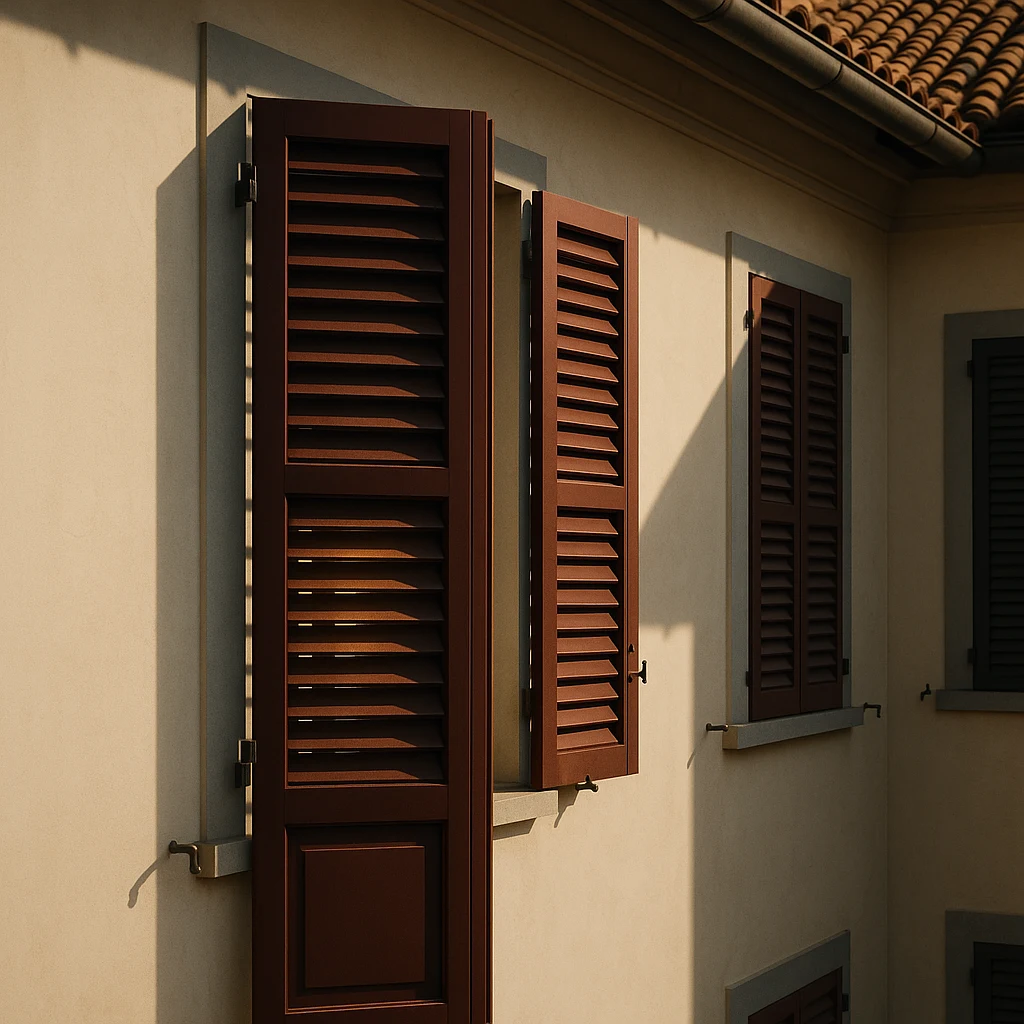 Persiane e scuri — Alluminio, legno, blindate